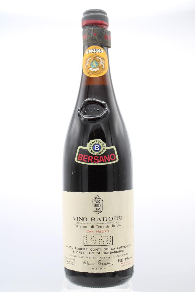 Bersano Barolo 1968