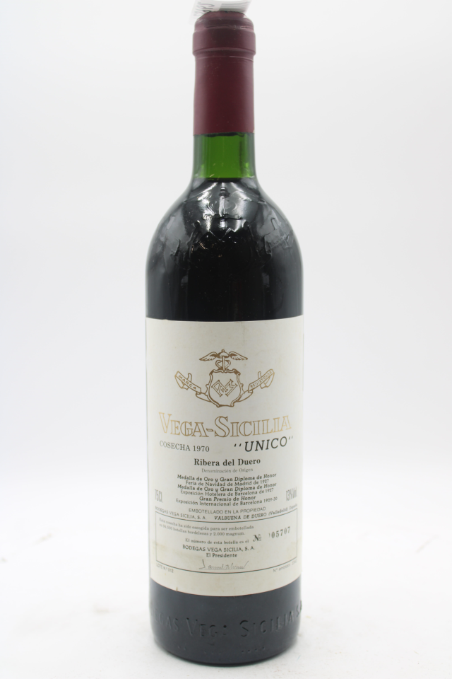 Vega Sicilia Unico 1970