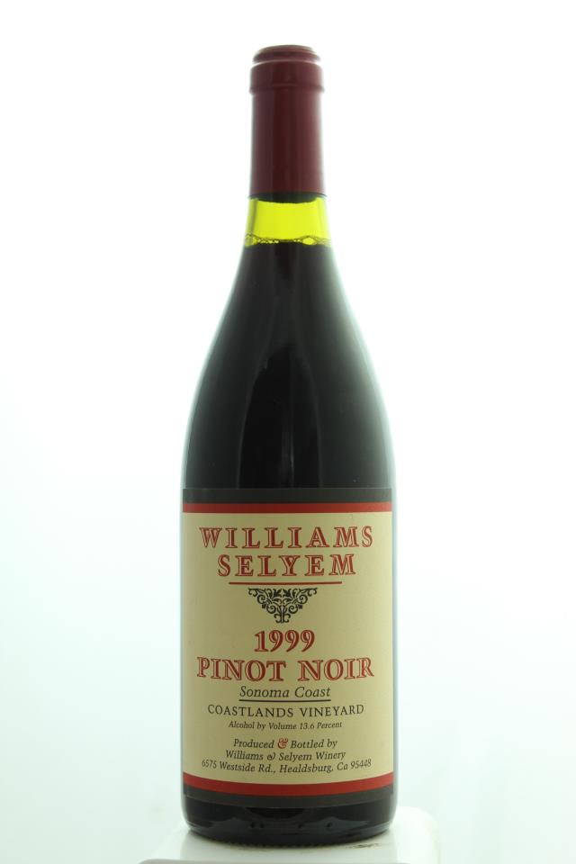 Williams Selyem Pinot Noir Coastlands Vineyard 1999