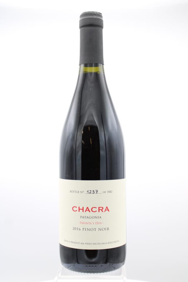 Bodega Chacra Pinot Noir Treinta y Dos 2016