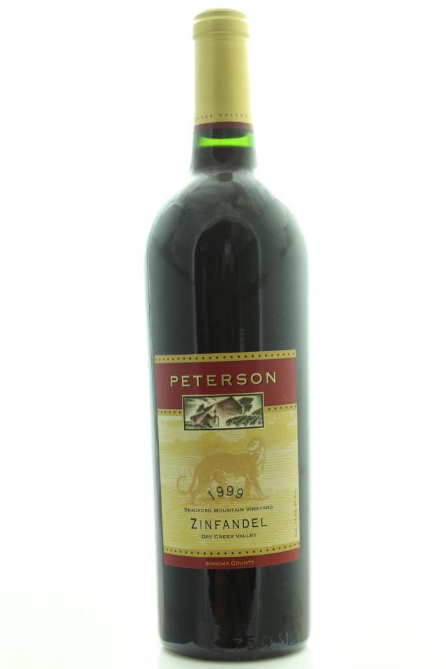 Peterson Zinfandel Bradford Mountain Vineyard 1999