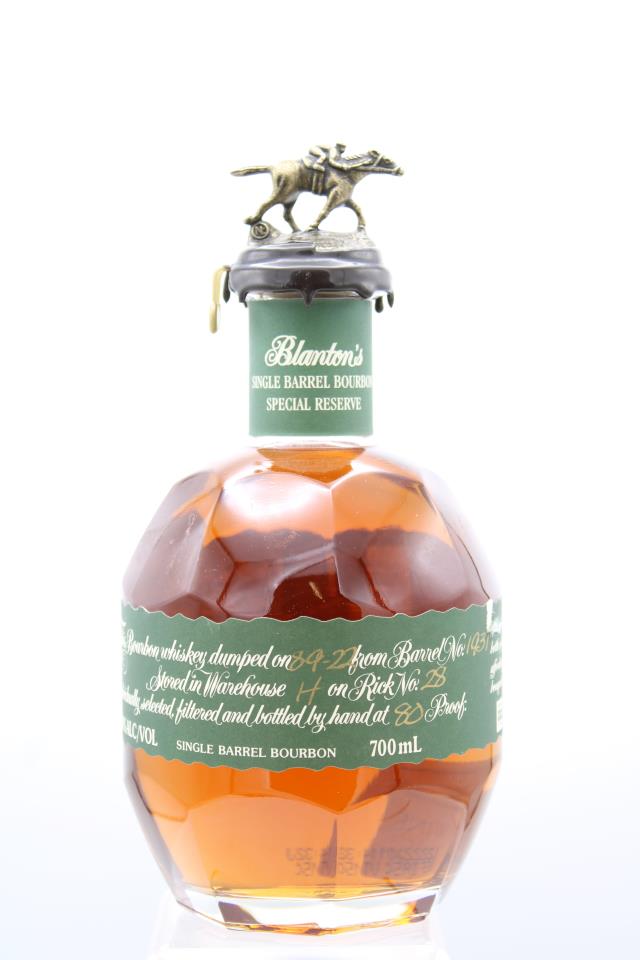 Blanton's Original Single Barrel Bourbon Whiskey Special Reserve NV