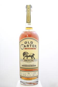 Old Carter Strraight American Whiskey Barrel Strength Small Batch #3 12-Years-Old NV