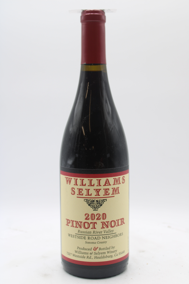 Williams Selyem Pinot Noir Westside Road Neighbors 2020