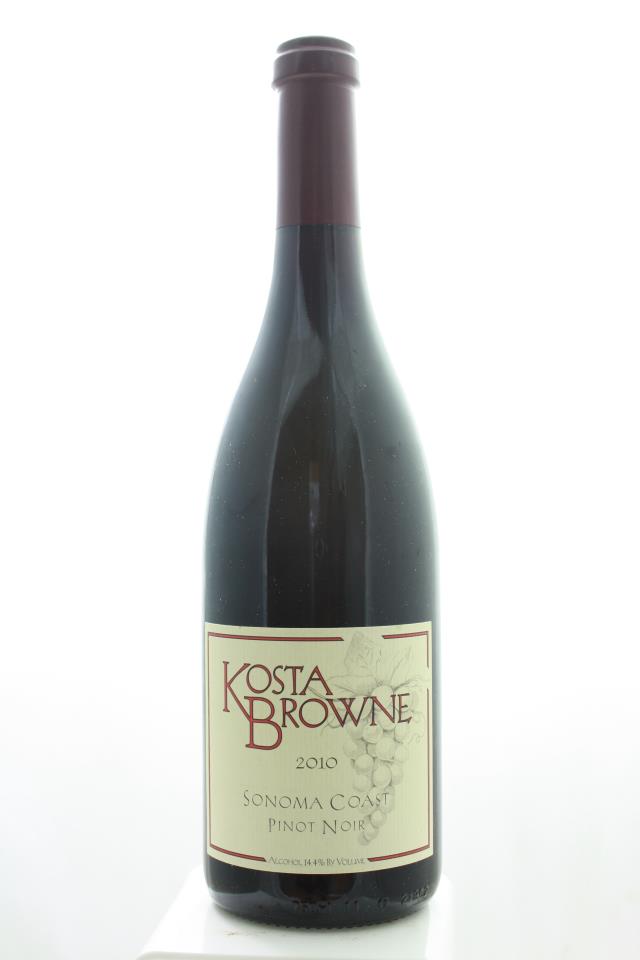 Kosta Browne Pinot Noir Sonoma Coast 2010