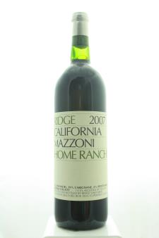 Ridge Vineyards Proprietary Red Mazzoni Home Ranch ATP 2007