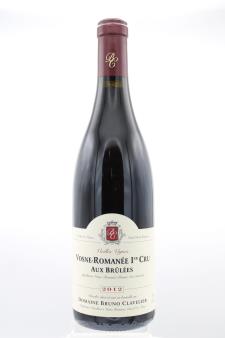 Bruno Clavelier Vosne Romanee Aux Brulees Vieilles Vignes 2012