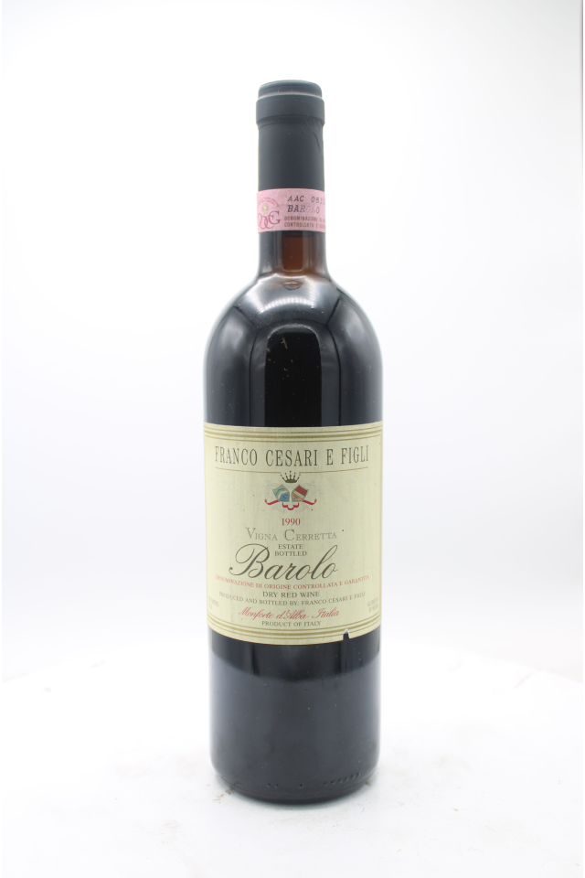  Franco Cesari & Figli Barolo Vigna Cerretta 1990