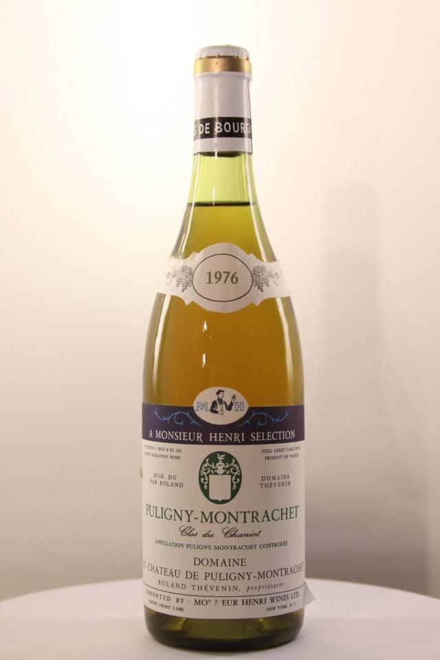 R. Thevenin Puligny Montrachet Clos du Chanriot 1976
