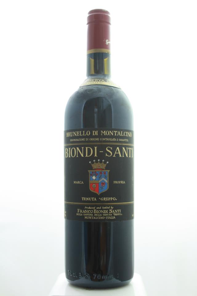 Biondi-Santi (Tenuta Greppo) Brunello di Montalcino Riserva 1999