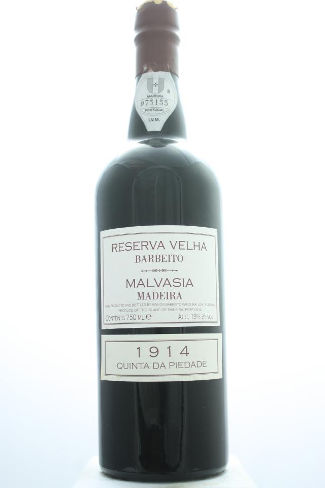 Barbeito Malvasia Quinta de Piedade Reserva Velha 1914