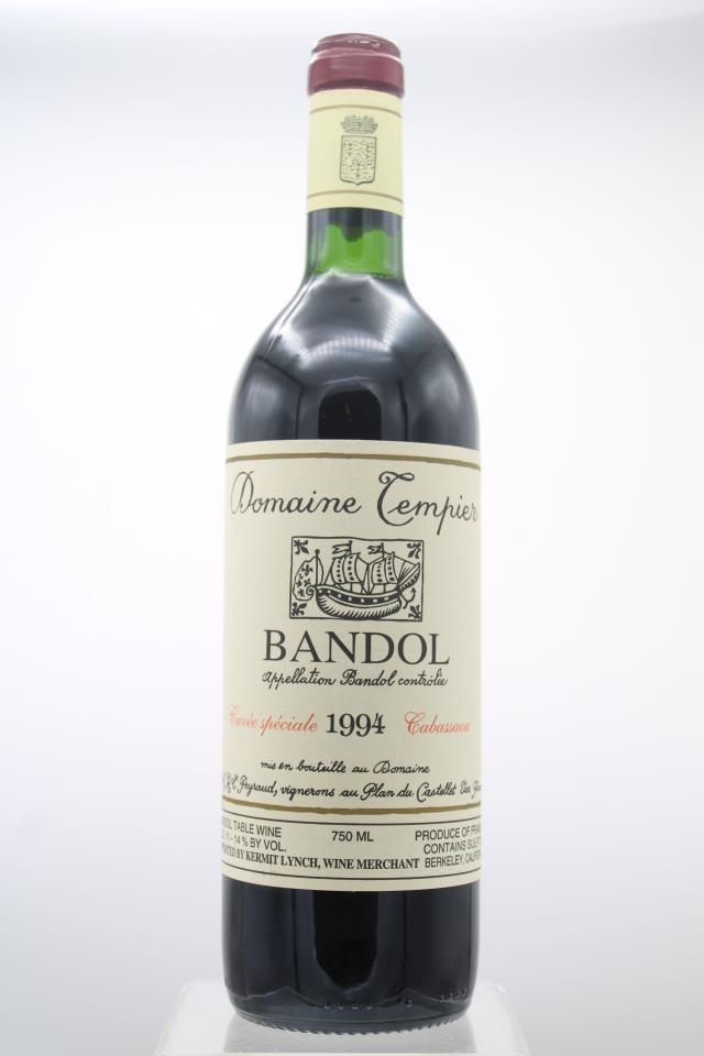 Tempier Bandol Cuvee Speciale Cabassaou 1994