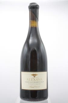 Alexana Winery Pinot Noir Barrel #138 Revana Vineyard 2016