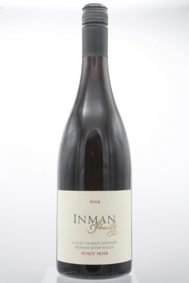 Inman Family Wines Pinot Noir Olivet Grange Vineyard 2004