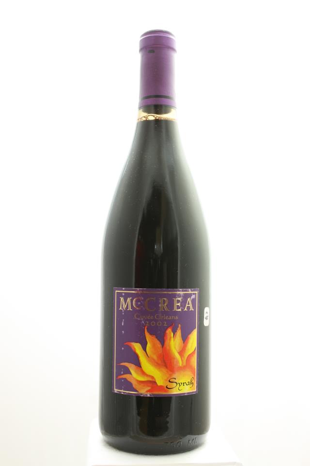 McCrea Cellars Syrah Cuvée Orleans 2002