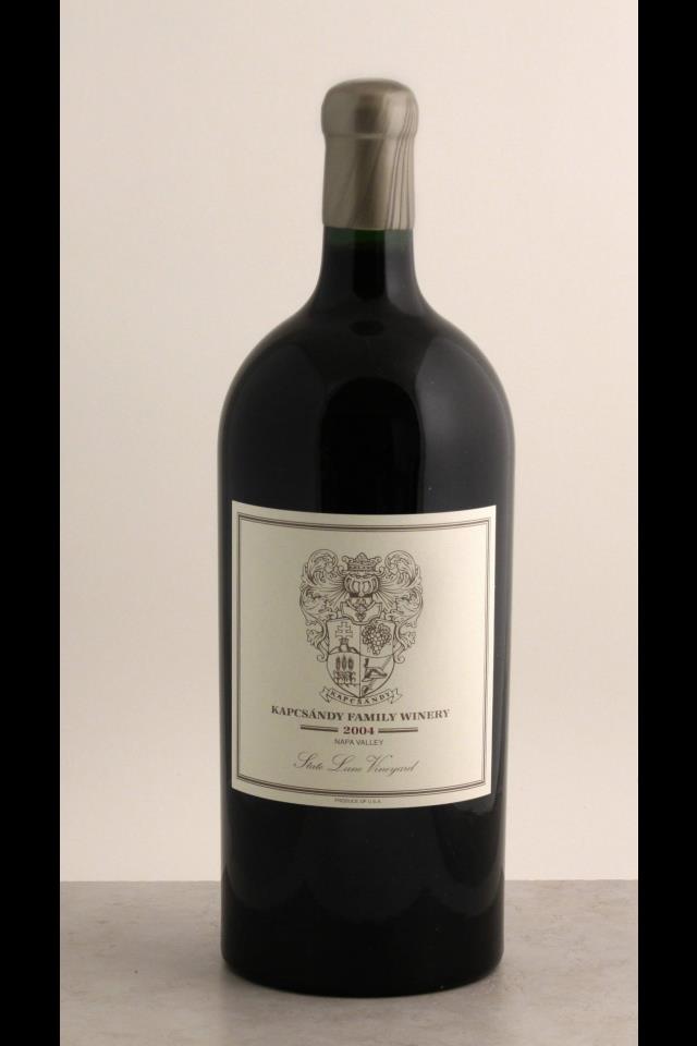 Kapcsándy Family Winery Proprietary Red State Lane Vineyard 2004