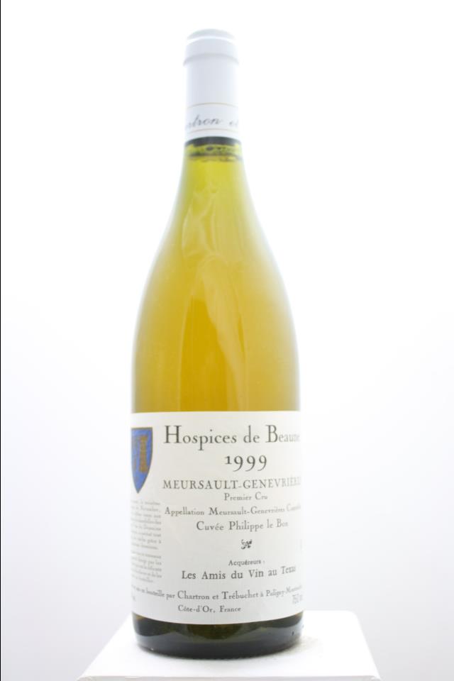 Chartron et Trébuchet Meursault Genevrières Hospices de Beaune Cuvée Philippe de Bon 1999
