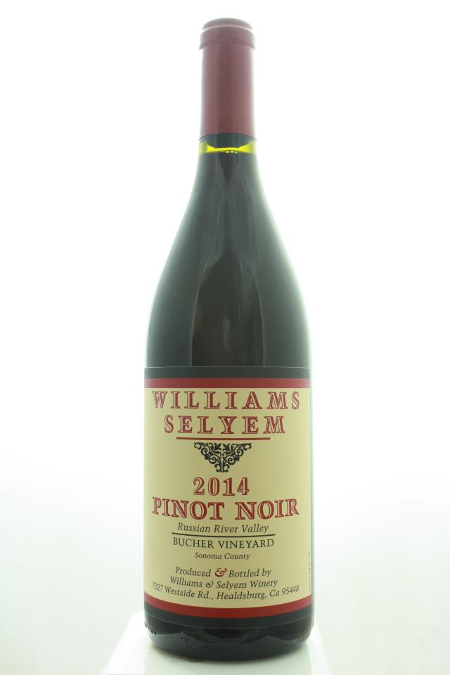 Williams Selyem Pinot Noir Bucher Vineyard 2014