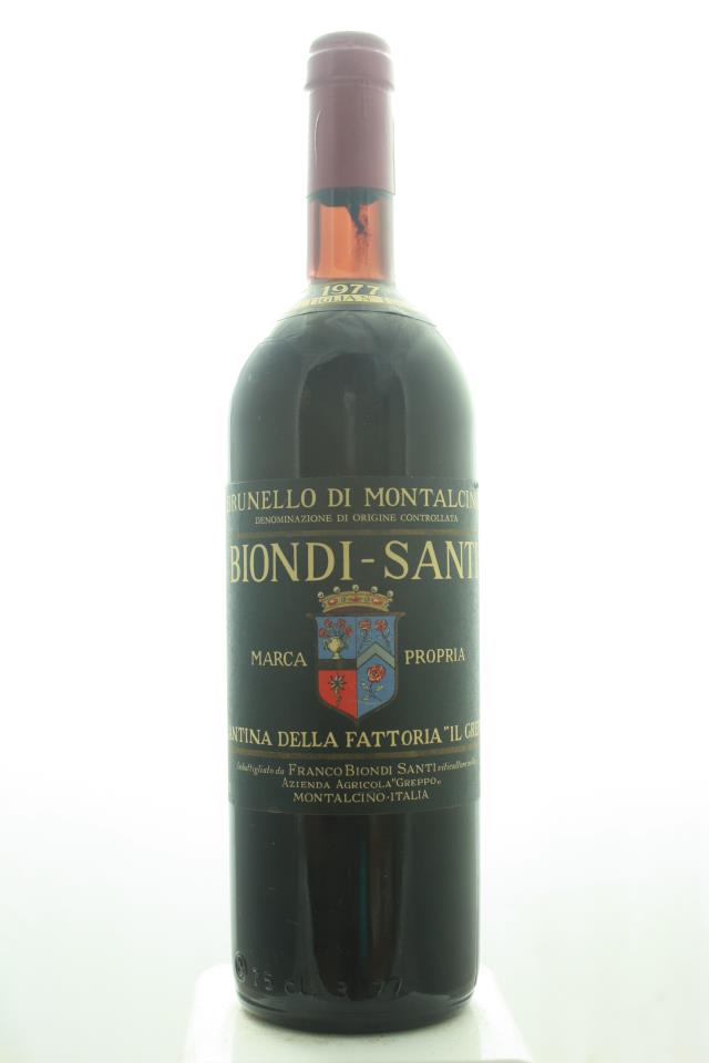Biondi-Santi (Tenuta Greppo) Brunello di Montalcino Annata 1977