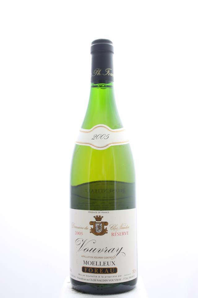 Philippe Foreau (Domaine du Clos Naudin) Vouvray Moelleux Réserve 2005