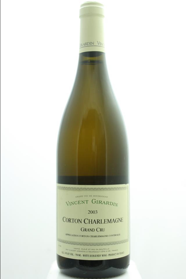 Vincent Girardin (Maison) Corton Charlemagne 2003
