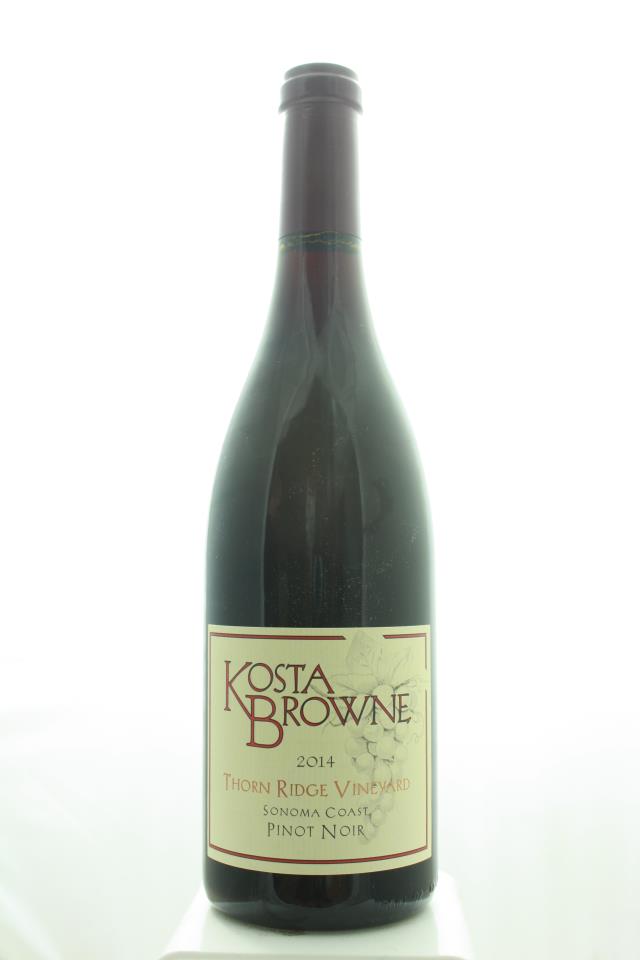 Kosta Browne Pinot Noir Thorn Ridge Vineyard 2014
