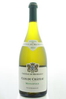 Domaine du Château de Meursault Bourgogne Blanc Clos du Château 2014