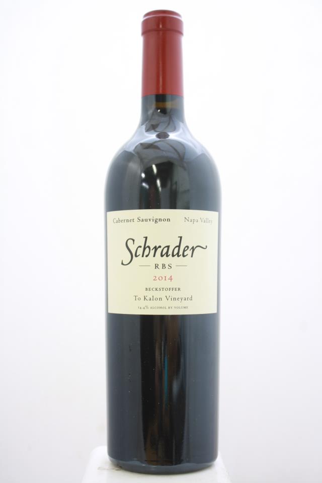 Schrader Cabernet Sauvignon Beckstoffer To Kalon Vineyard RBS 2014
