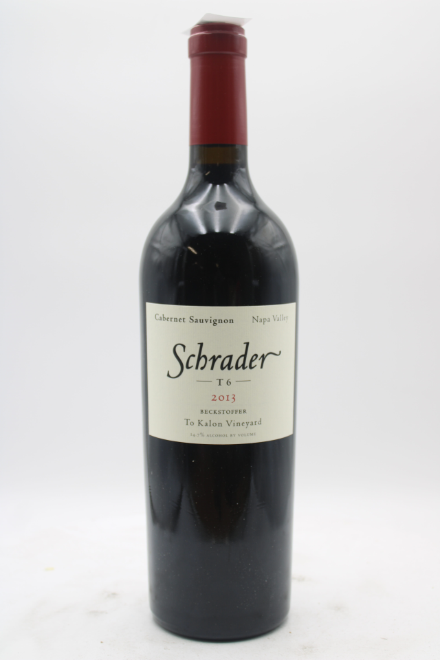 Schrader Cabernet Sauvignon T6 Beckstoffer To Kalon Vineyard 2013