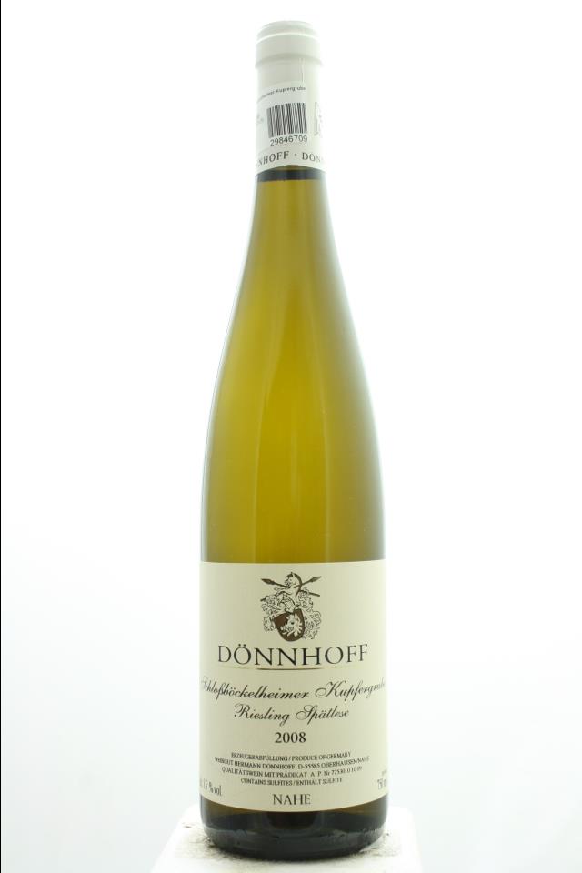 Dönnhoff Schloßböckelheimer Kupfergrube Riesling Spätlese #10 2008
