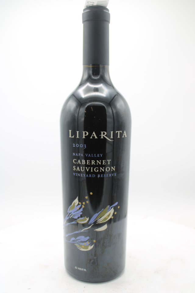 Liparita Cellars Cabernet Sauvignon Vineyard Reserve 2003