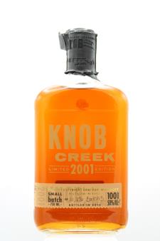 Knob Creek Kentucky Straight Bourbon Whiskey Small Batch Limited Edition 2001