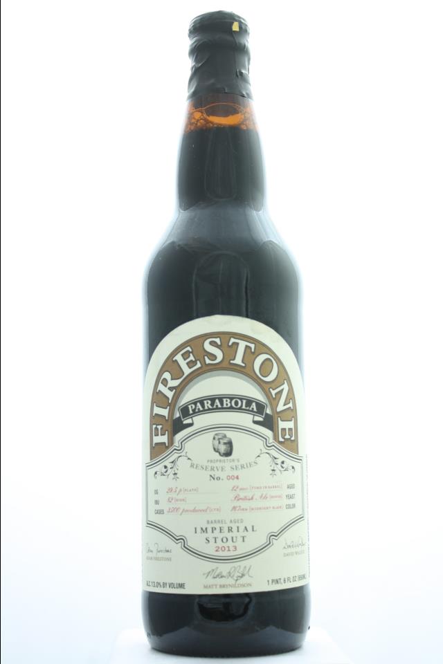 Firestone Walker Reserve Series Parabola No. 004 Barrel Aged Russian Imperial Stout 2013