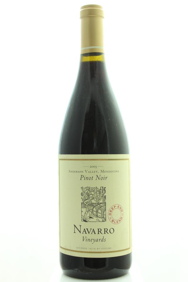 Navarro Pinot Noir Deep-End Blend 2003