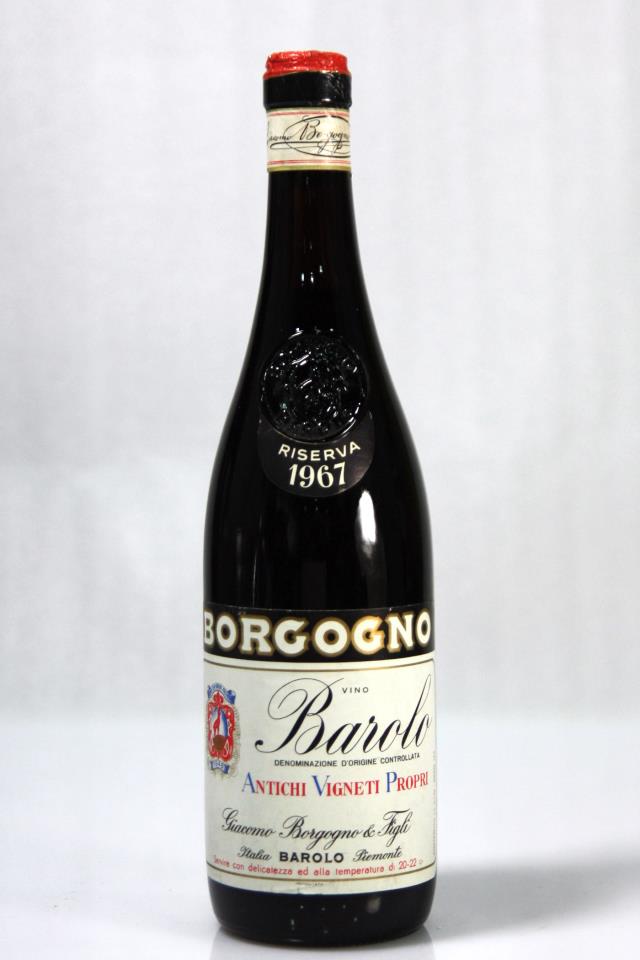 Giacomo Borgogno Barolo Riserva 1967