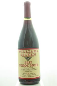 Williams Selyem Pinot Noir Coastlands Vineyard 2012