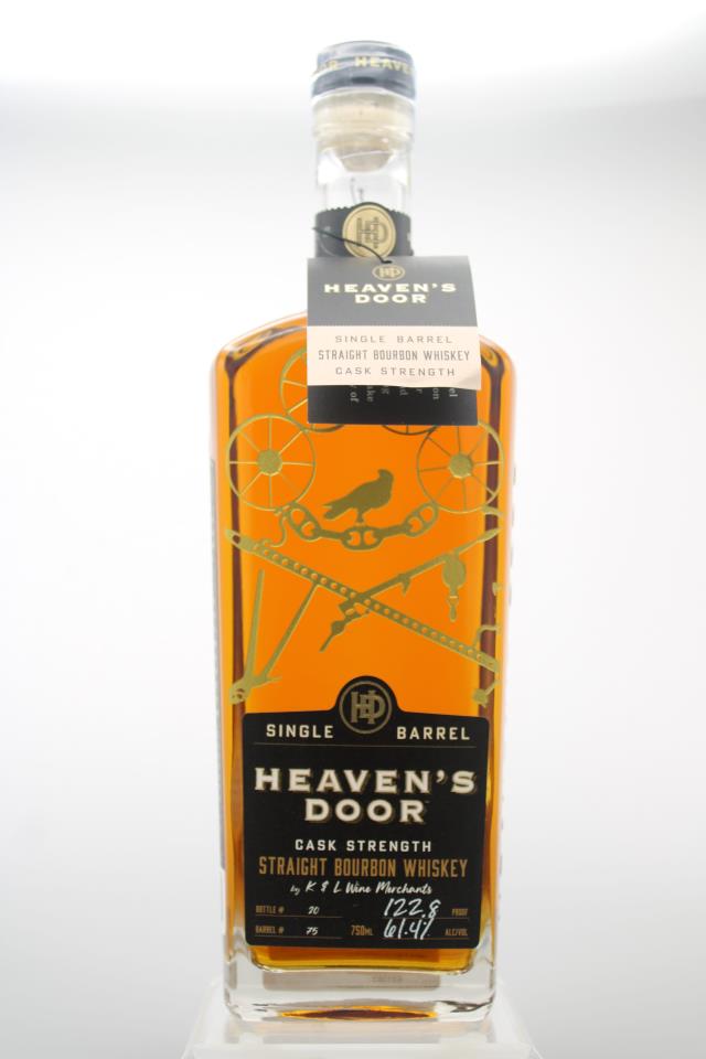 Heaven's Door Straight Bourbon Whiskey Single Barrel Cask Strength NV