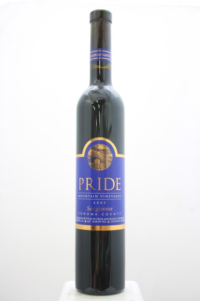 Pride Mountain Vineyards Sangiovese 2005