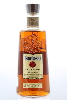 Four Roses Barrel Strength Kentucky Straight Bourbon Whiskey Private Selection Aged 9 Years 11 Months NV