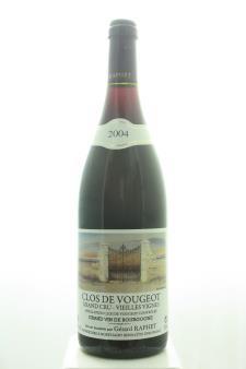 Gérard Raphet Clos de Vougeot Vieilles Vignes 2004