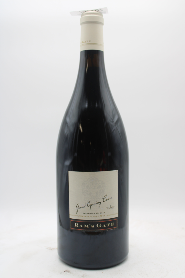 Ram's Gate Pinot Noir Sangiacomo Vineyards Roberts Road Grand Opening Cuvee 2010