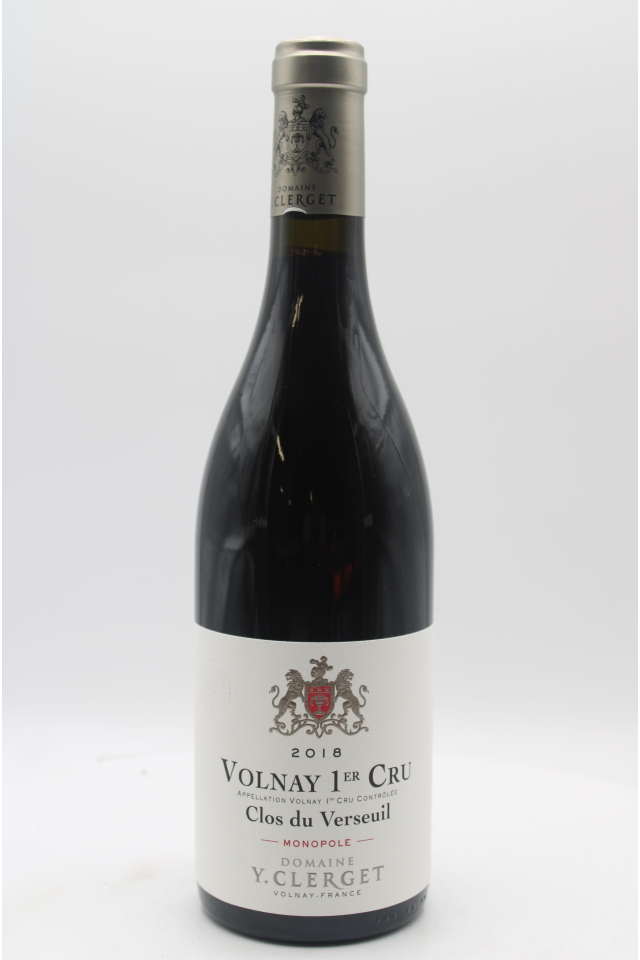 Y. Clerget Volnay Clos du Verseuil Monopole 2018