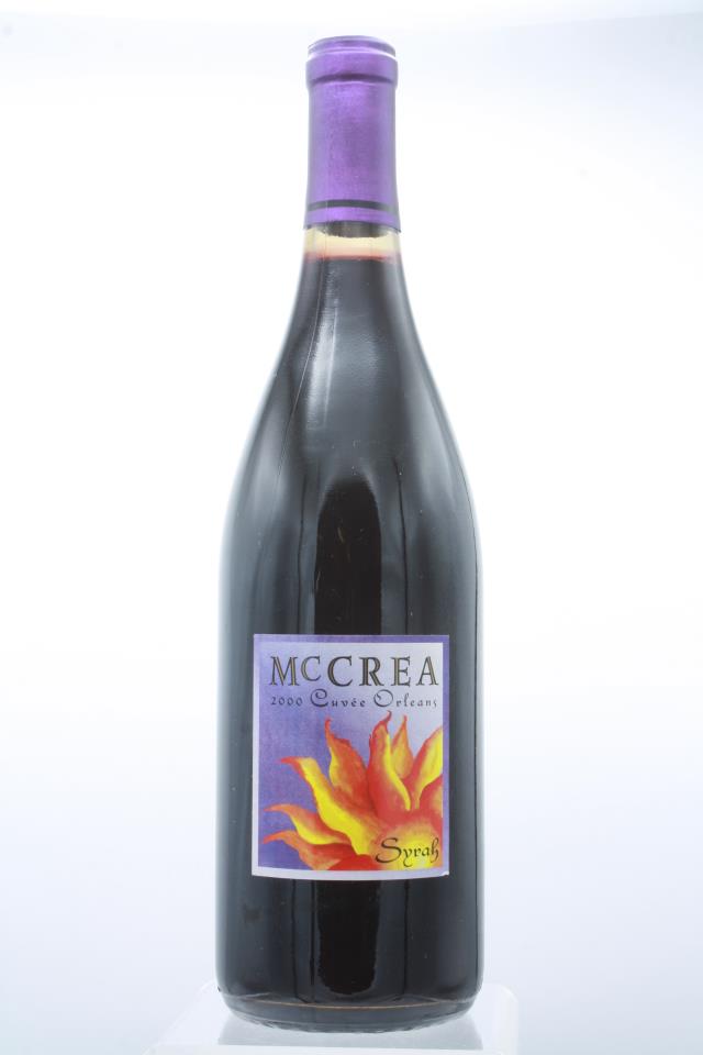 McCrea Cellars Syrah Cuvée Orleans 2000