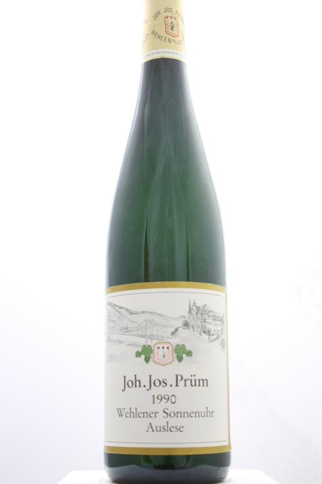 Joh. Jos. Prüm Wehlener Sonnenuhr Riesling Auslese Goldkapsel #21 1990