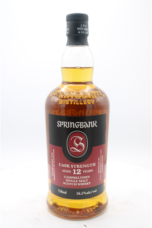 J & A Mitchell & Co (Springbank) Campbeltown Single Malt Scotch Whisky Cask Strength 12-Years-Old Batch #15 NV