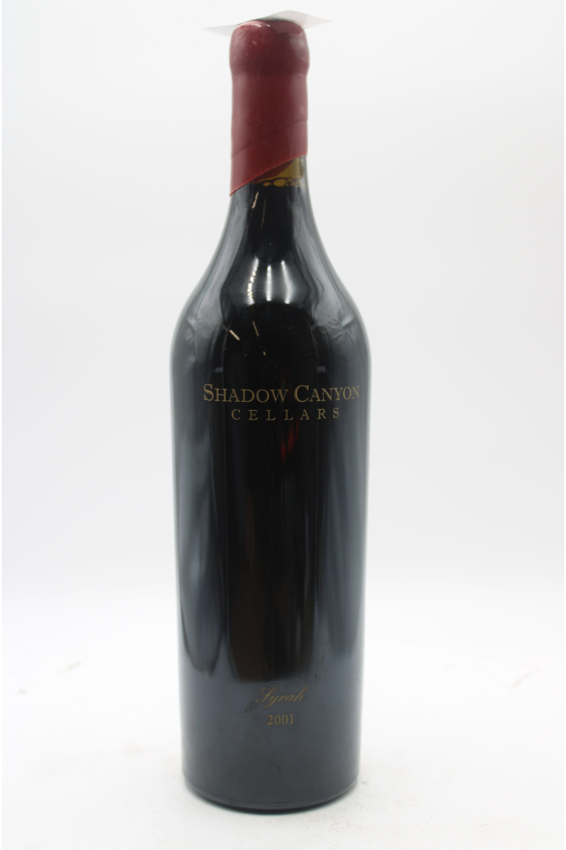 Shadow Canyon Syrah Shadow Canyon Vineyard 2001