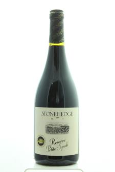 Stonehedge Petite Sirah Reserve Signature Vines 2000