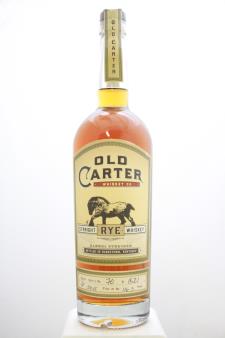 Old Carter Straight Rye Whiskey Barrel Strength Batch #6 NV