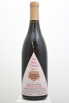 Au Bon Climat Pinot Noir Sanford & Benedict Vineyard Santa Barbara Historic Vineyards Collection 2014