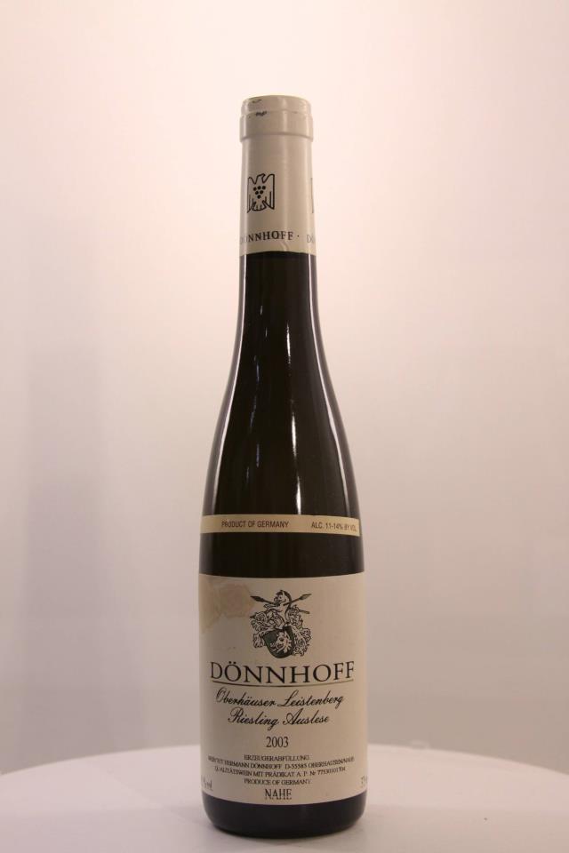Donnhoff Oberhauser Leistenberg Auslese 2003